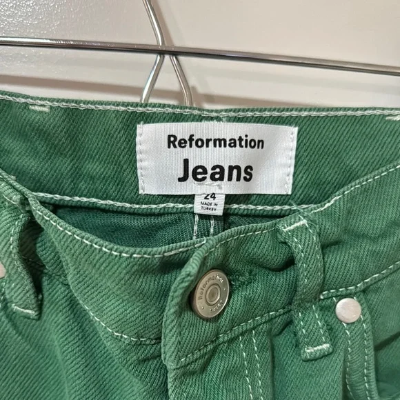 Reformation Jeans 👖- Green